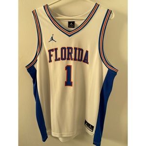 Jordan Florida Gators Retro Basketball Jersey L